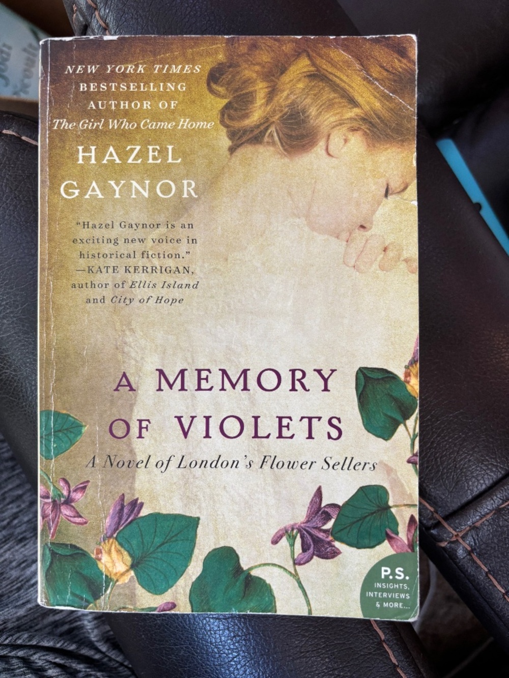 "A Memory of Violets" Book
